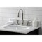 Kingston Brass KS2986BPL Bel Air Widespread Bathroom Faucet W/ Brass Pop-Up, Nickel KS2986BPL - alternate 3